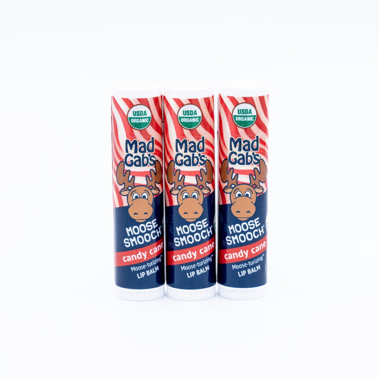 Moose Smooch Candy Cane Holiday Lip Balm