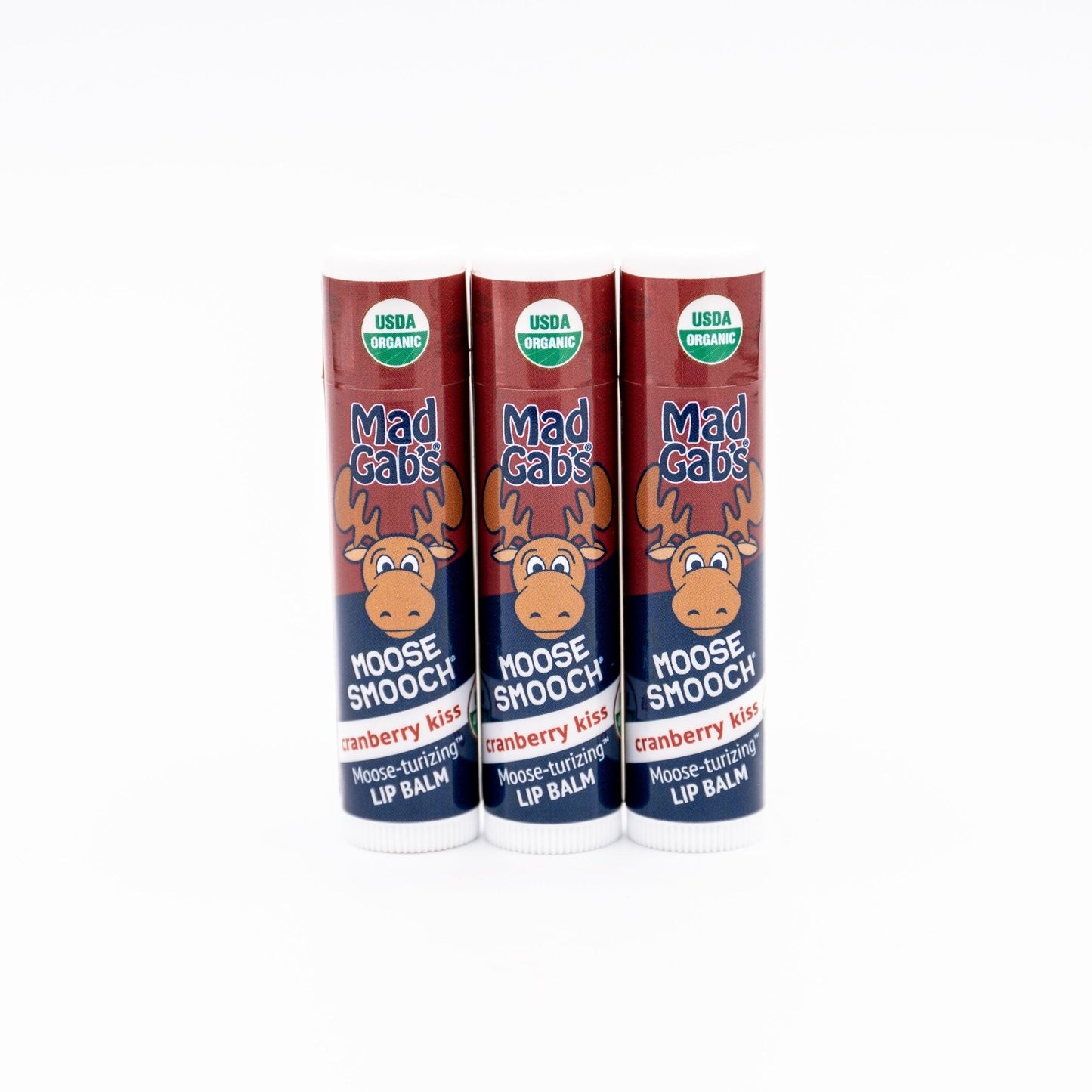 Moose Smooch Cranberry Kiss Holiday Lip Balm