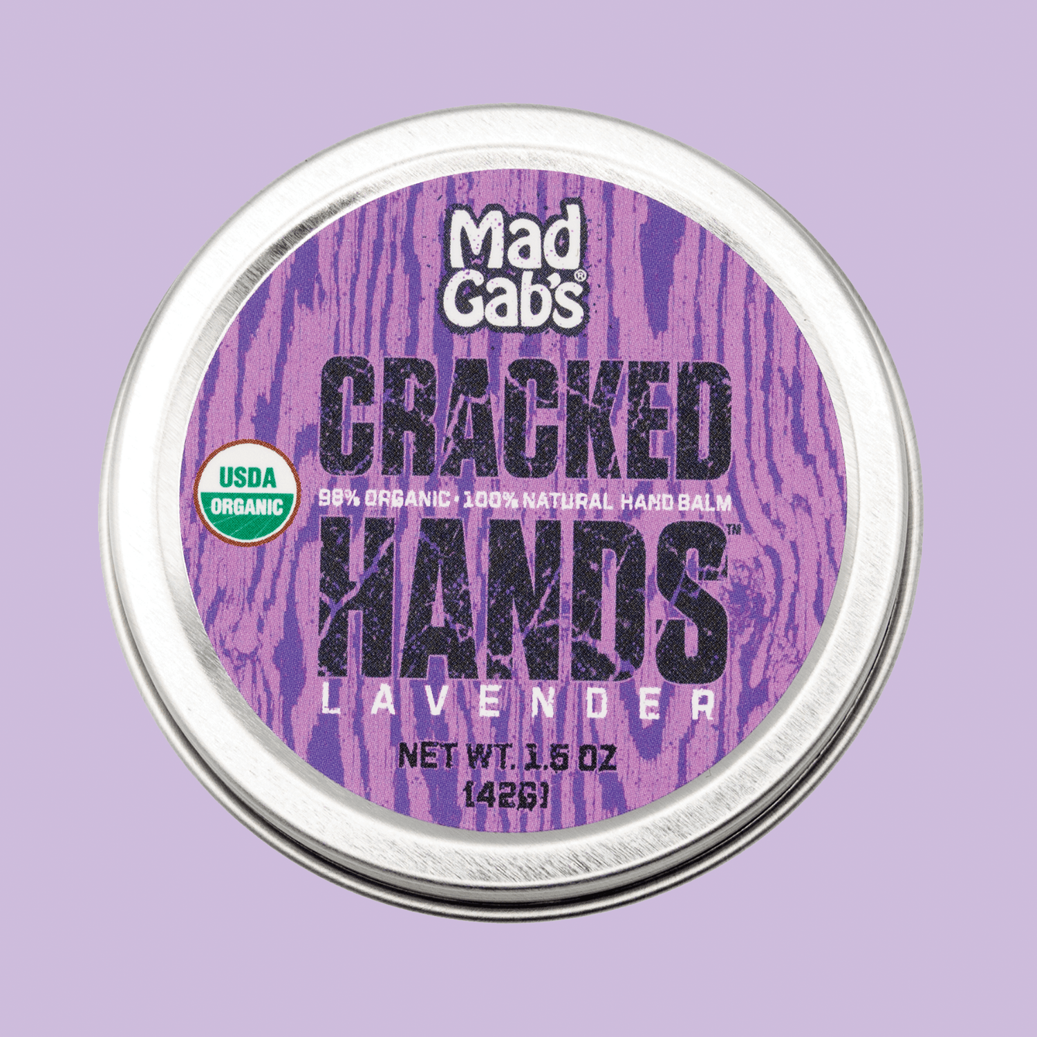 tin of Mad Gab's Cracked Hands balm