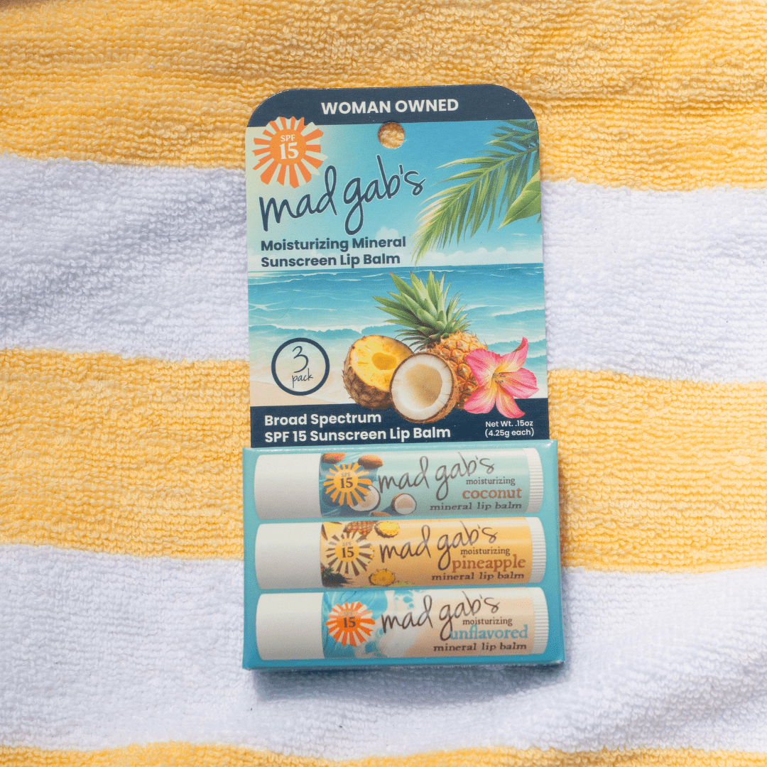 3 pack Mineral SPF 15 Lip Balm