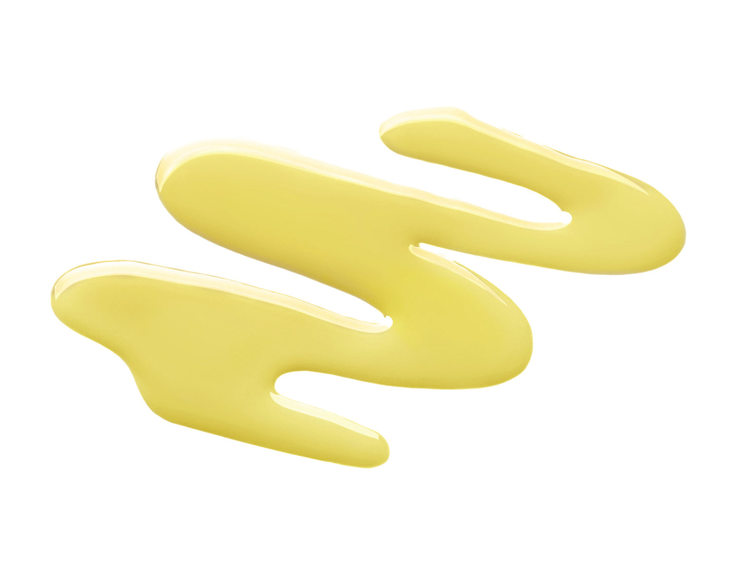 Olive oil dribble on a white surface