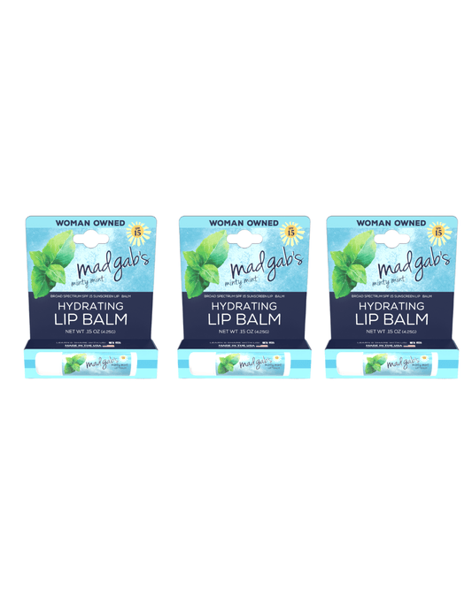 Minty Mint SPF 15 Lip Balm (3 pack)