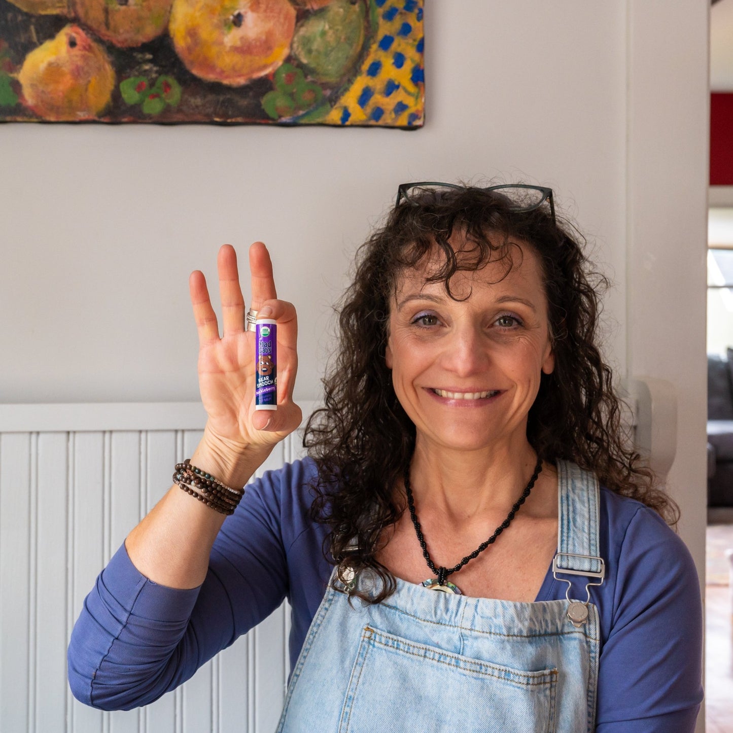 Organic Bear Smooch Huckleberry Lip Balm