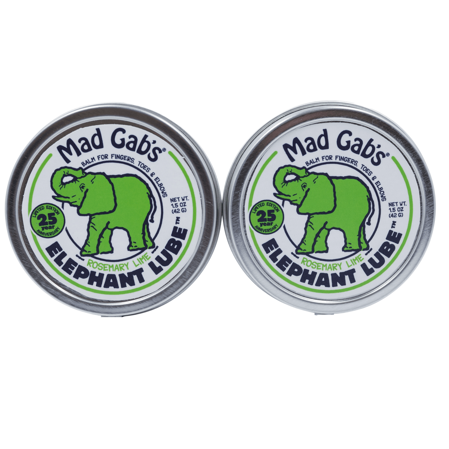 Rosemary Lime Elephant Lube 2pk